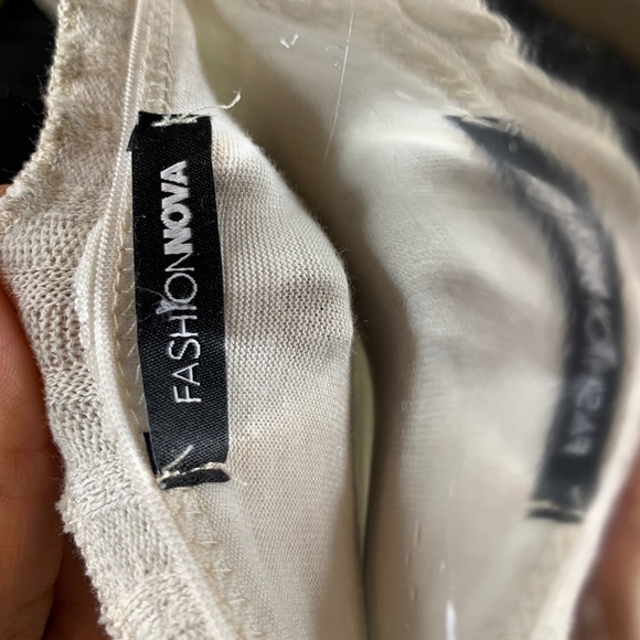 Off Shoulder Long Sleeve Ribbed Mini Dress - Picture 5 of 5